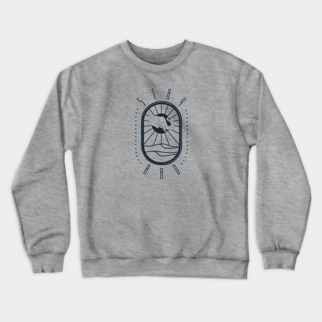 Stay Rad 2 Crewneck Sweatshirt by Wondrous Elephant